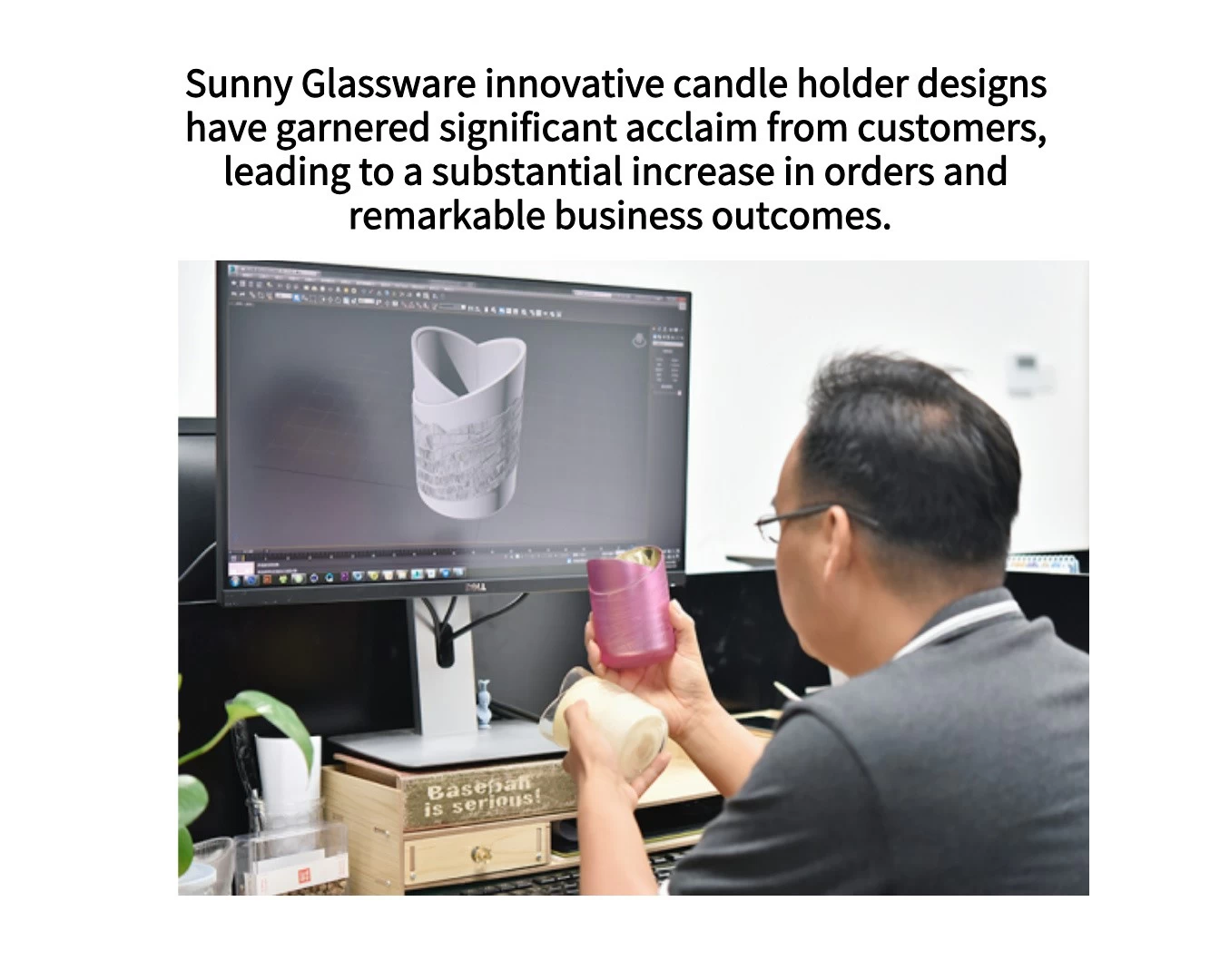 Sunny Glasswares innovative lysestagedesign har høstet betydelig anerkendelse fra kunderne
