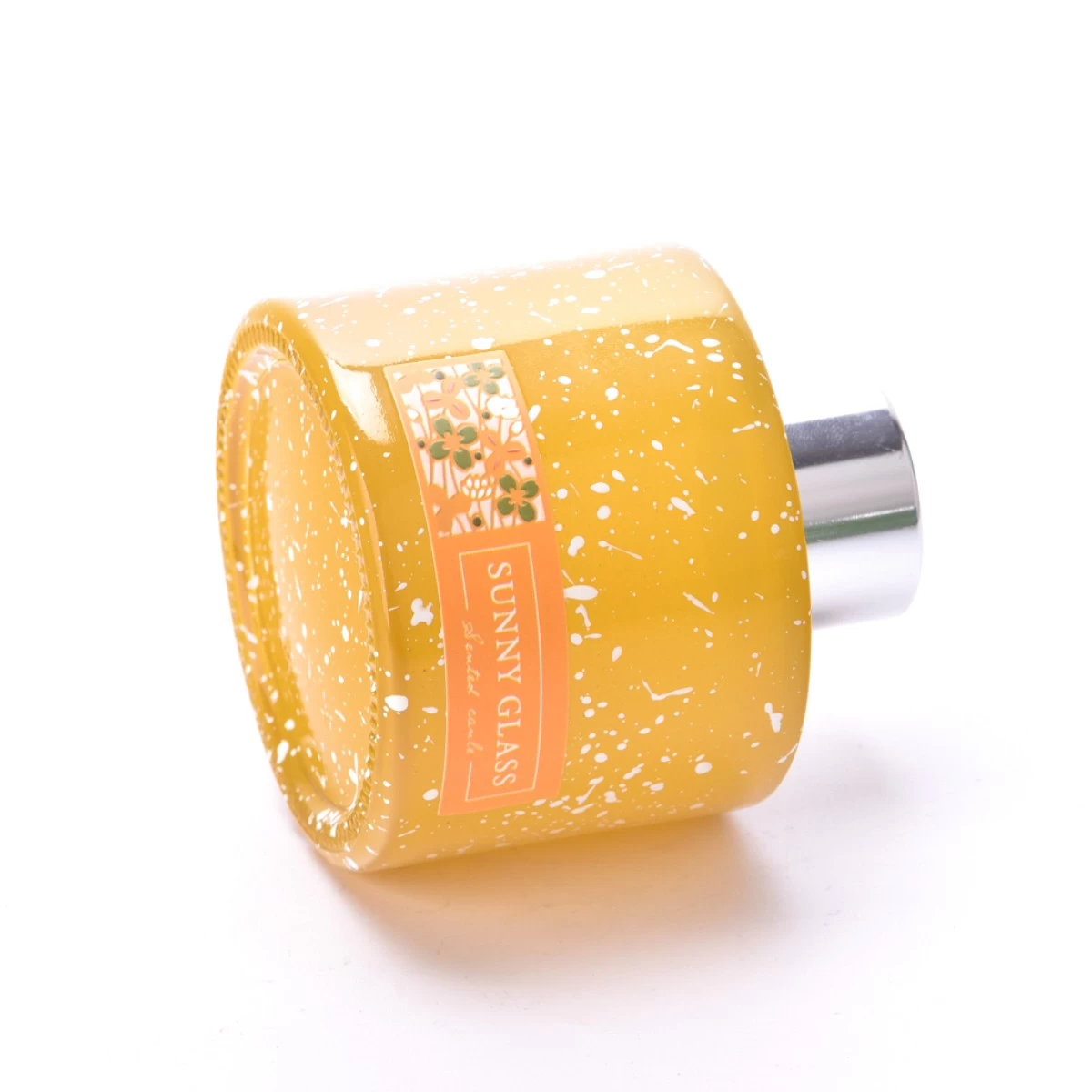 China High quality yellow glass diffuser bottle for home decoration manufacturer