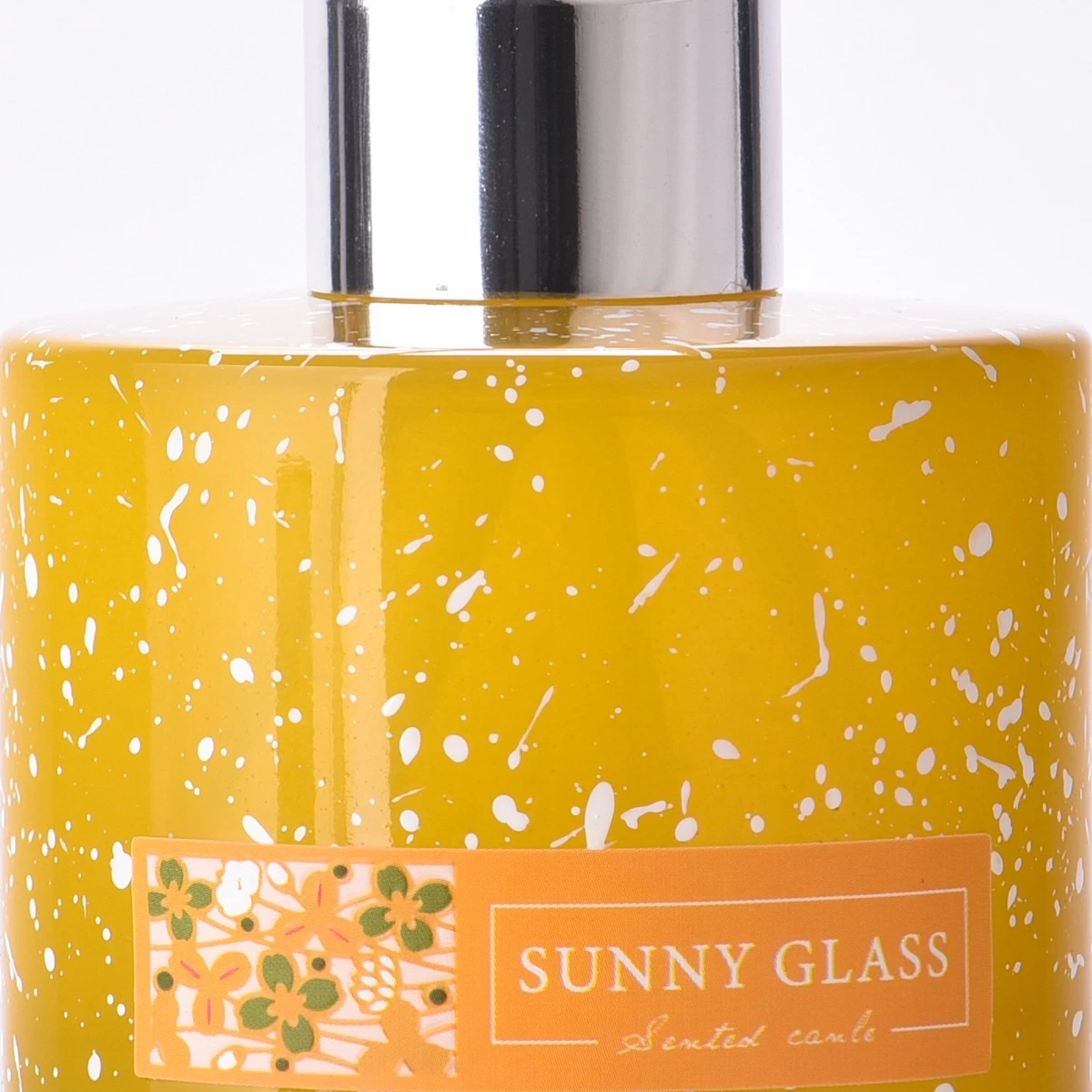 China High quality yellow glass diffuser bottle for home decoration manufacturer