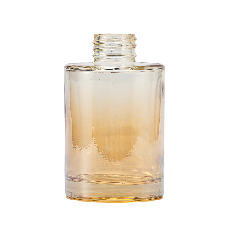 China Luxury Gradient Color Fragrance Glass Bottle 150 ml Empty Glass Diffuser Bottles manufacturer