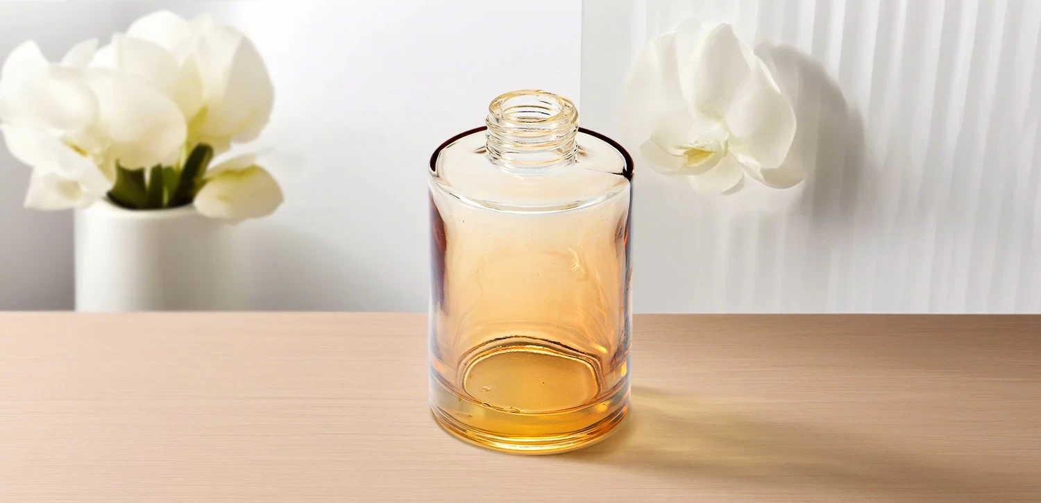 Luxury Gradient Color Fragrance Glass Bottle 150 ml Empty Glass Diffuser Bottles