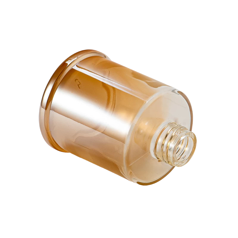 China Luxury Electroplated Gradient Colored glassware Scented Glass Diffuser Bottles manufacturer