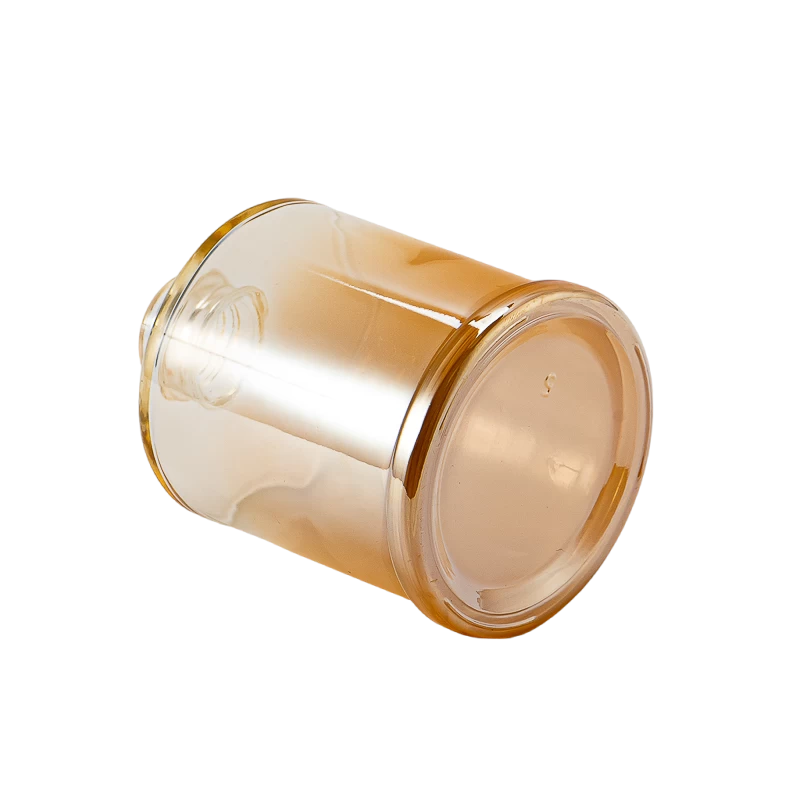 China Luxury Electroplated Gradient Colored glassware Scented Glass Diffuser Bottles manufacturer