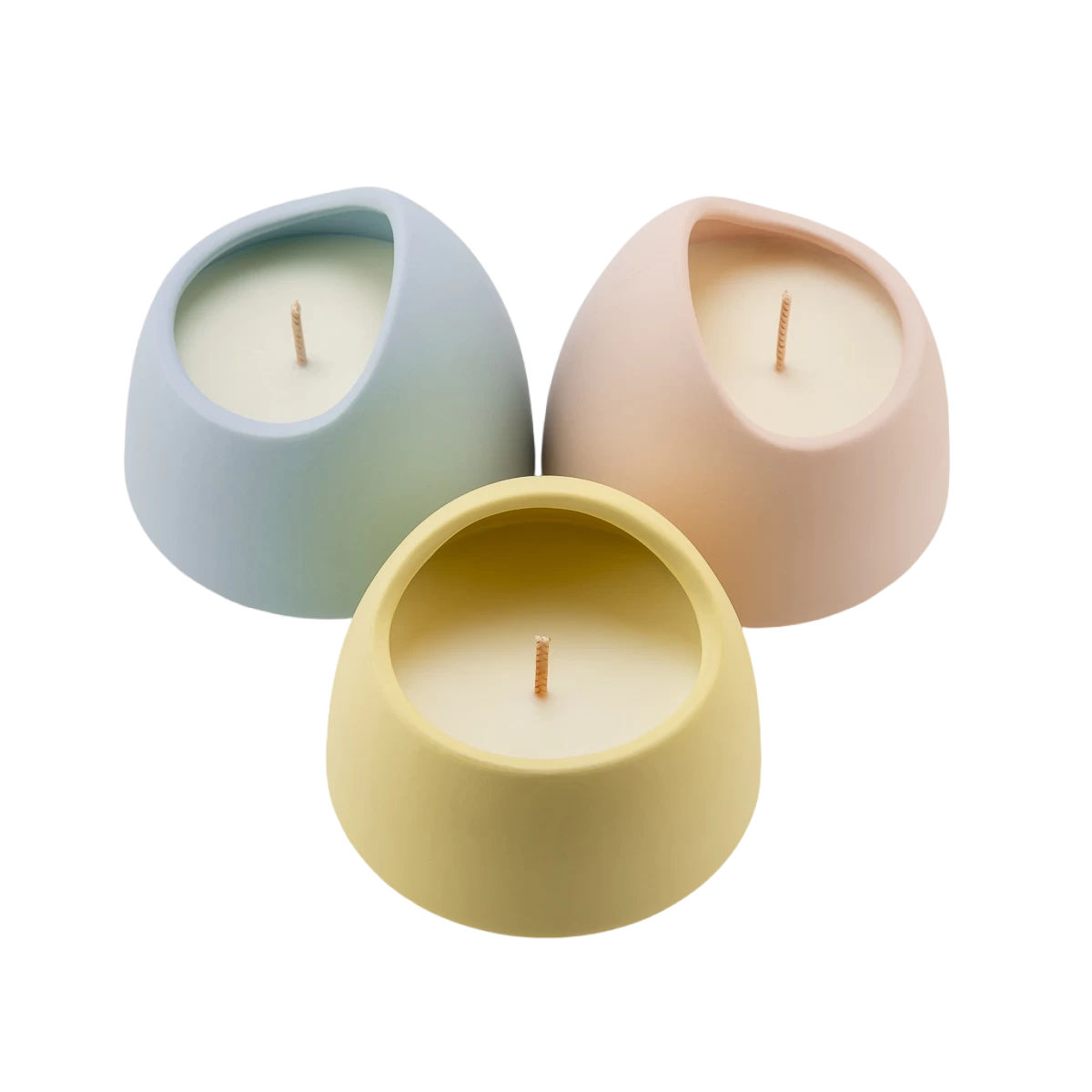 Mother's Day limited edition ceramic candle cans with lids wholesale-Pink