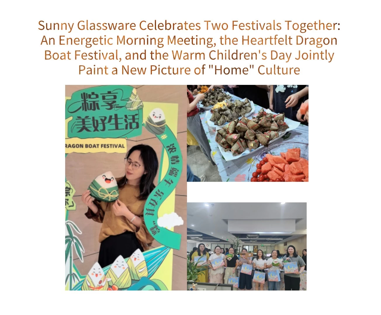 Sunny Glassware Celebrates Two Festivals Together