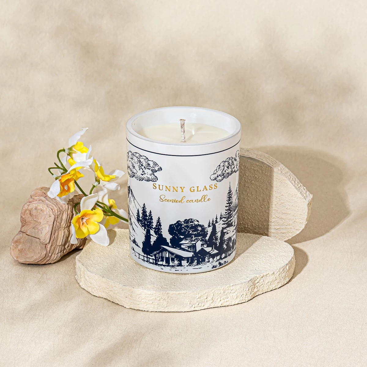 With porcelain as the paper, the long-lasting affection for Father's Day is painte