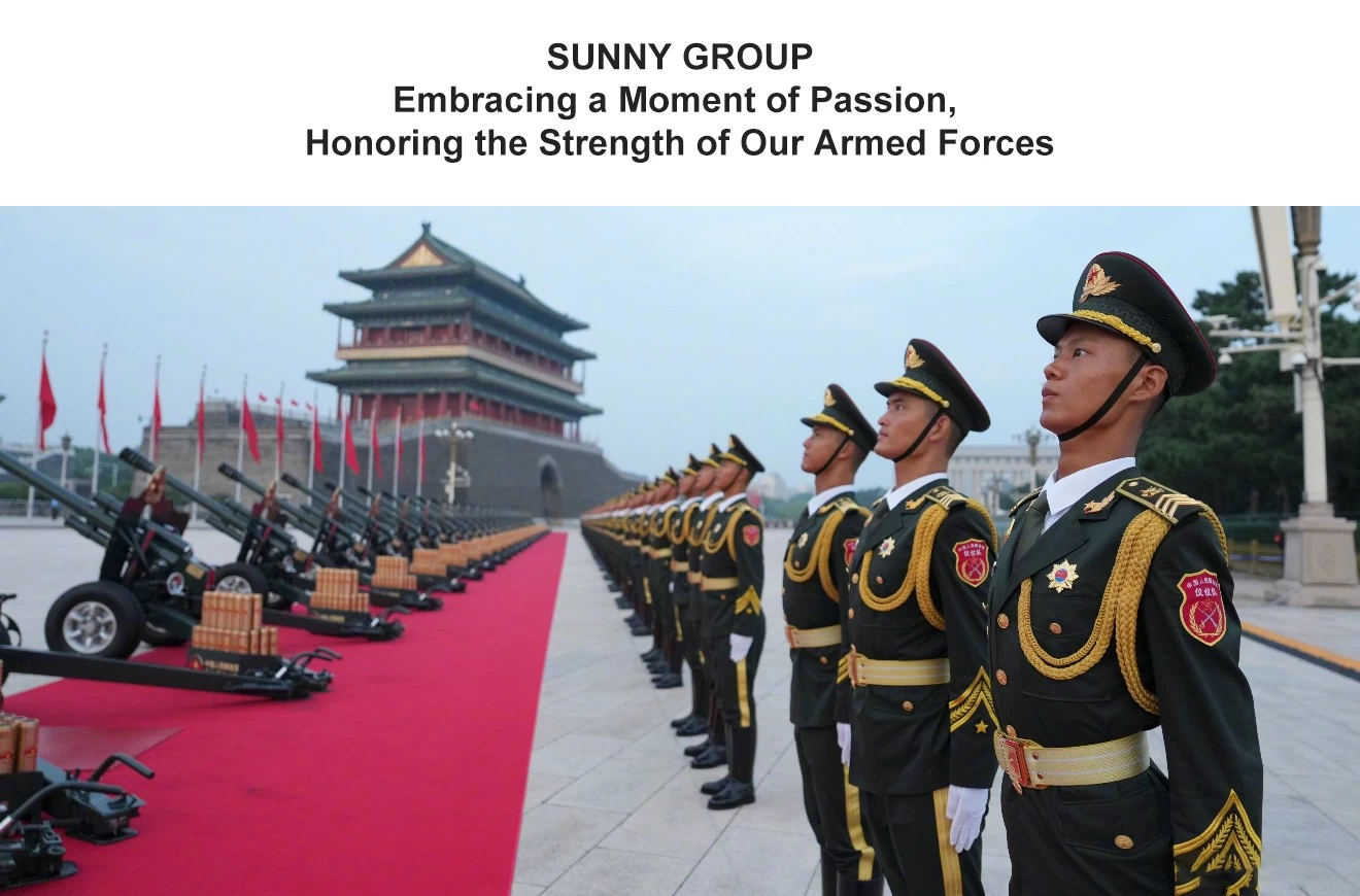 SUNNY GROUP | Embracing a Moment of Passion, Honoring the Strength of Our Armed Forces