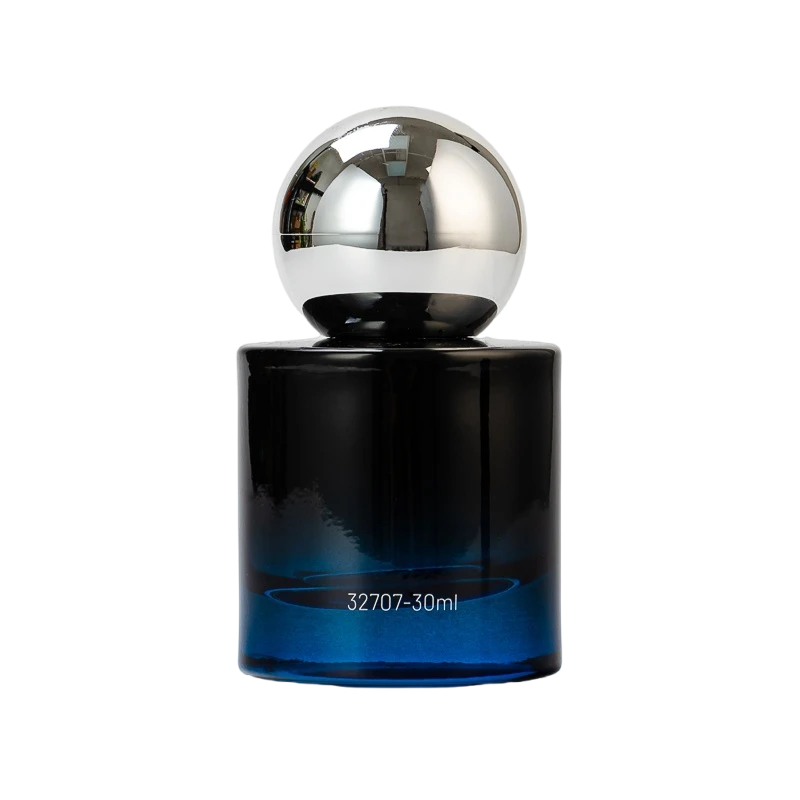 الصين الجملة الزجاجة العطور الزجاجية الزجاجية الزجاجية الزجاجية الزرقاء الإبداعية بالجملة الصانع