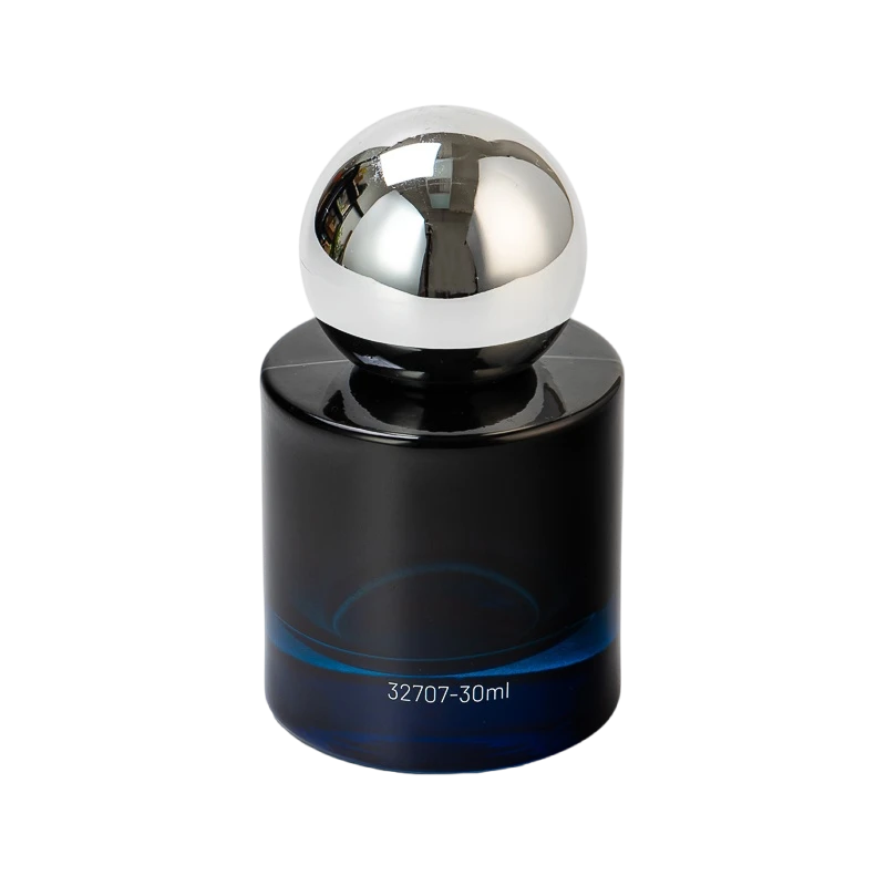 الصين الجملة الزجاجة العطور الزجاجية الزجاجية الزجاجية الزجاجية الزرقاء الإبداعية بالجملة الصانع