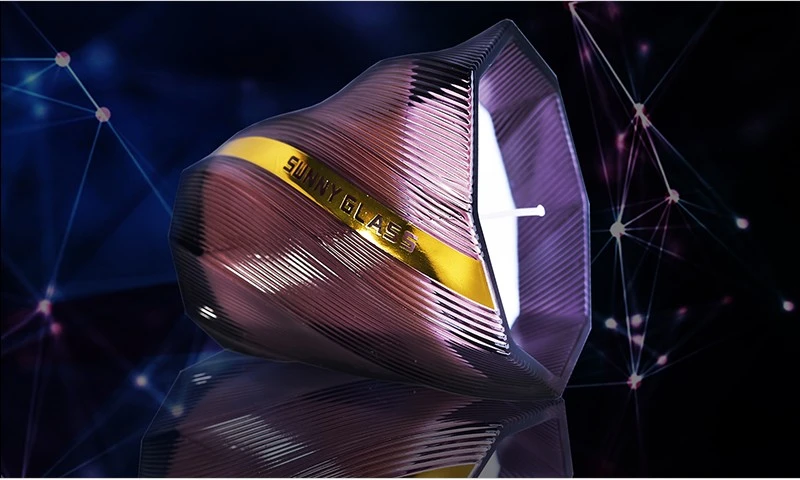 Lysestage i glas Design oplyser mærket