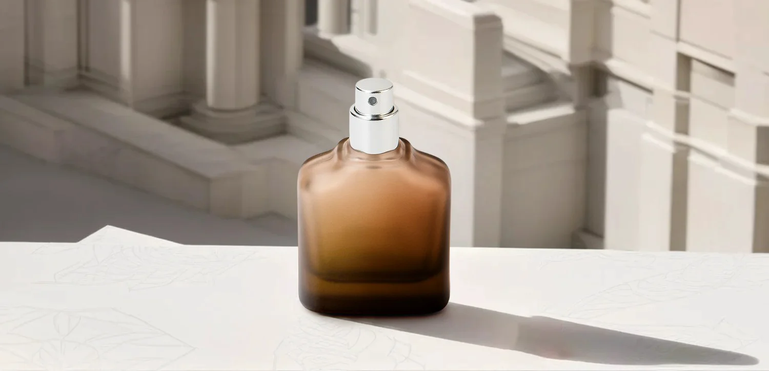 Wholesale brown-toned matte high-end perfume bottles