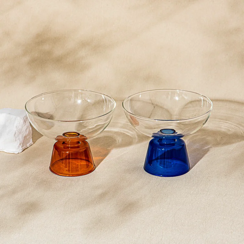 Wholesale custom dessert glasses net red fruit cups