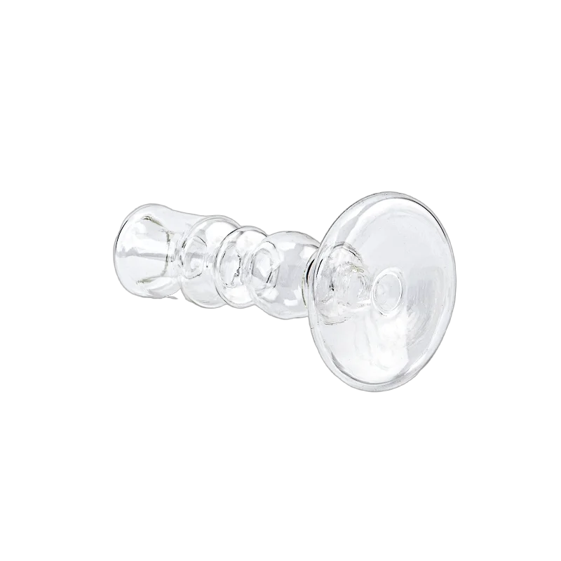 China Newly designed transparent glass candlestick long pole shape candle holder decoration manufacturer