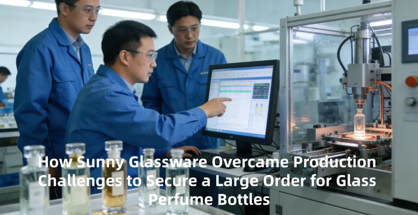 How Sunny Glassware Overcame Production Challenges to Secure a Large Order for Glass Perfume Bottles