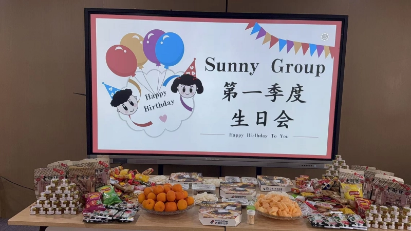Happy Family, Warm Moments Together Sunny Group Q1 Birthday Celebration Concludes Successfully