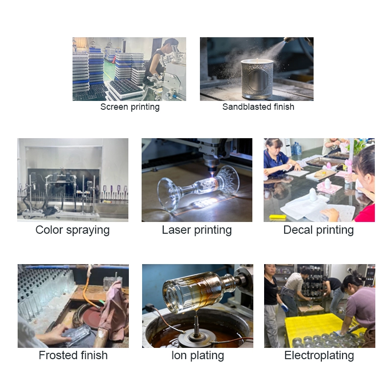 Custom Hand-Painted Aromatherapy Vessel Ceramic Candle Jars