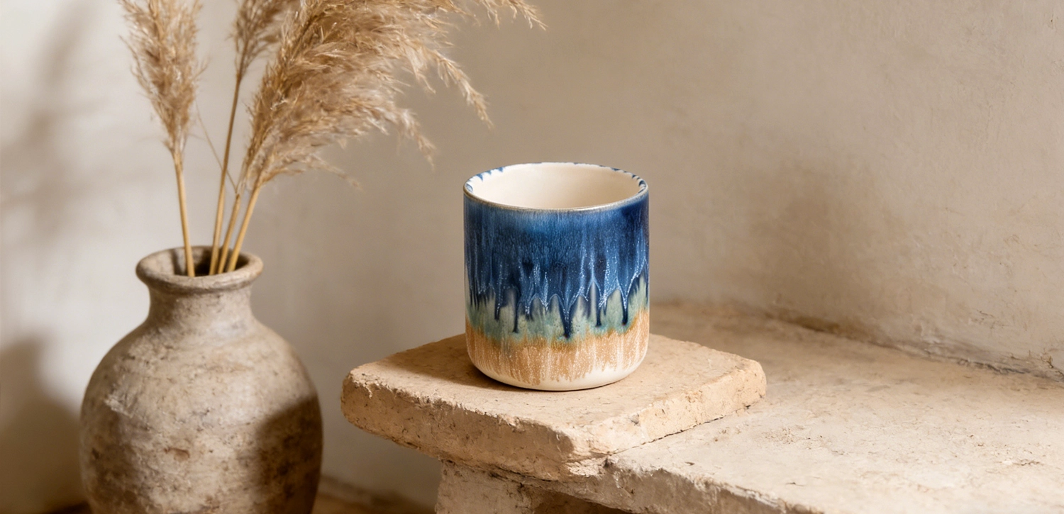 Wholesale 425ml Large-Capacity Ceramic Candle Jars & Candle Holders for Decoration