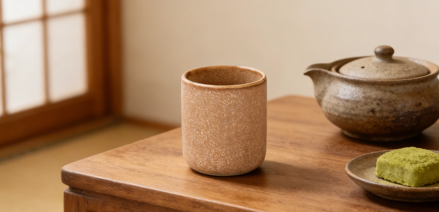 Wholesale Custom Premium Tan Speckled Glaze Ceramic Candle Jar