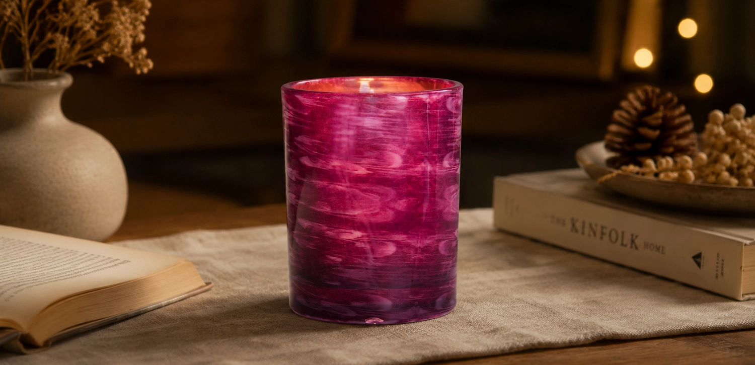 Custom Decorative Glass Candle Container Supplier