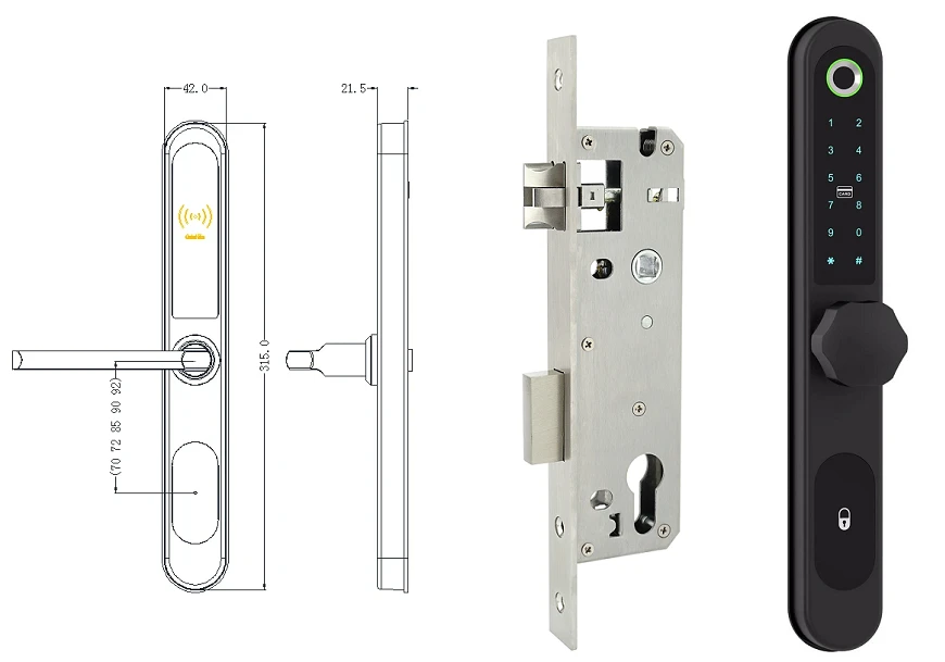China keyless access hotel MIFARE IC card locks factory