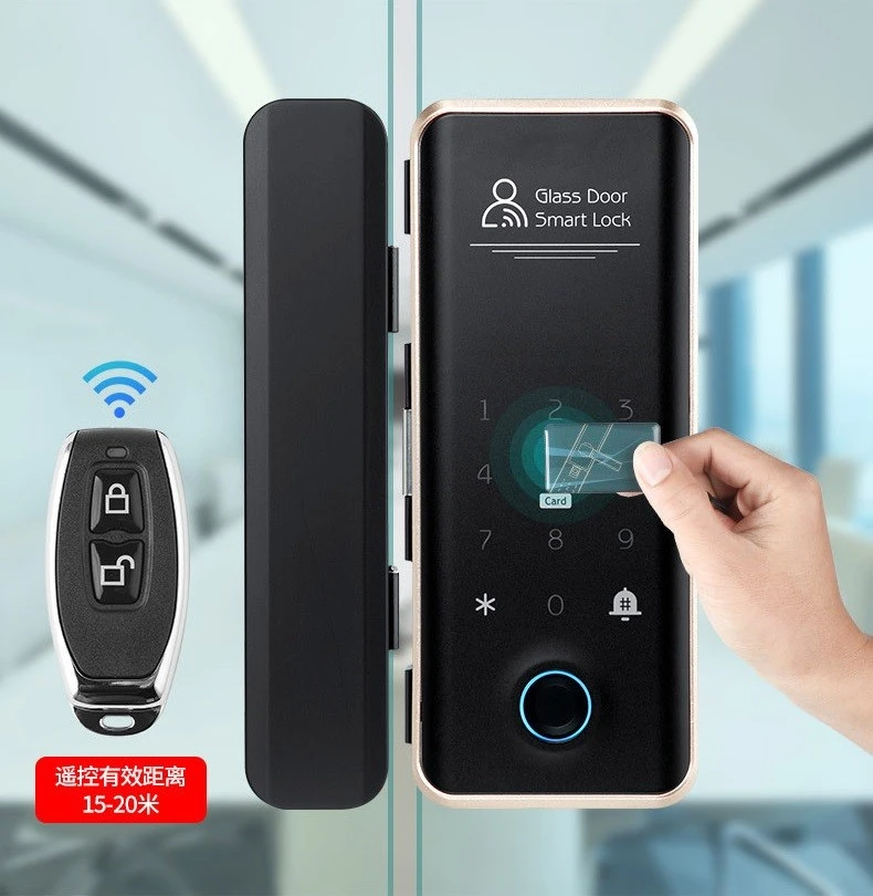 Smart Glass Door Lock factory china
