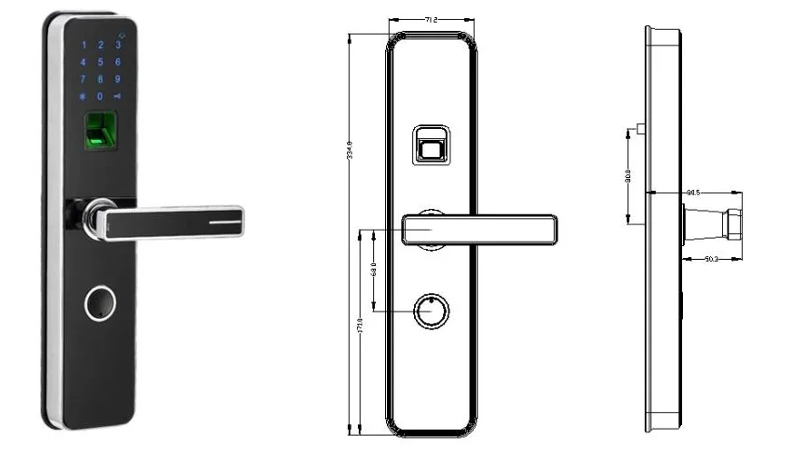 Wholesale rfid and fingerprint smart lock