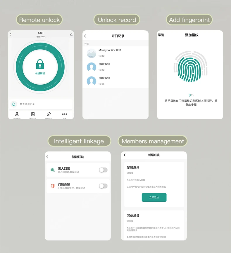 Keyless smart cylinder factory