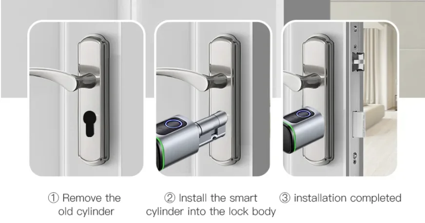 Wholesale Smart cylinder lock with APP China