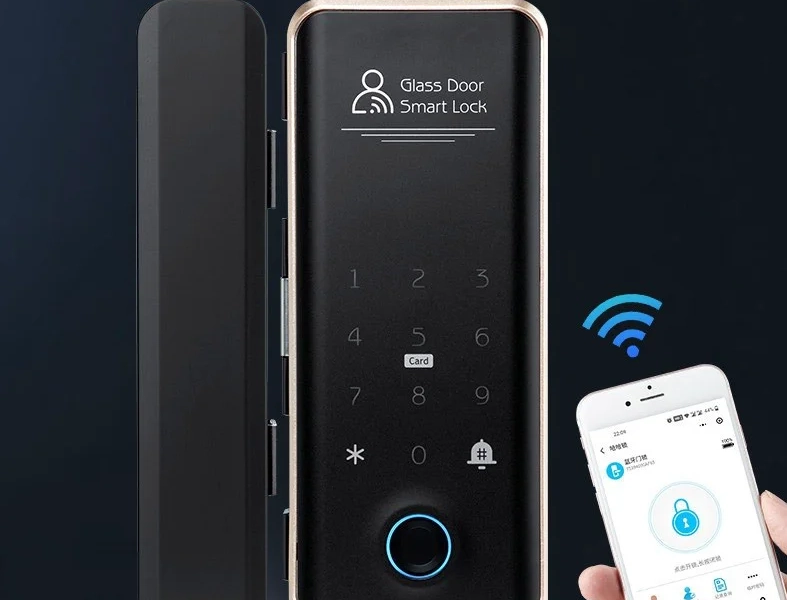 China Smart Glass Door Lock Manufacturer