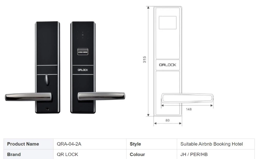 safety app bluetooth nfc door lock china