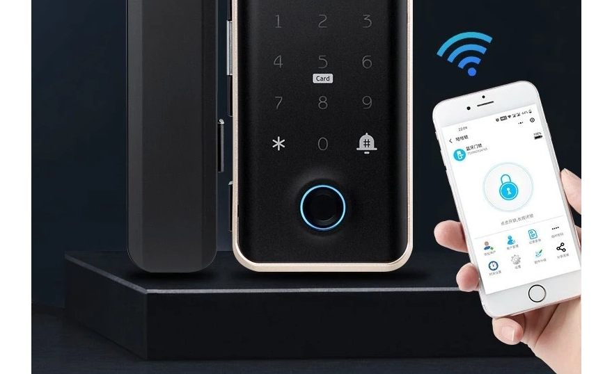 China Smart Glass Door Lock Manufacturer