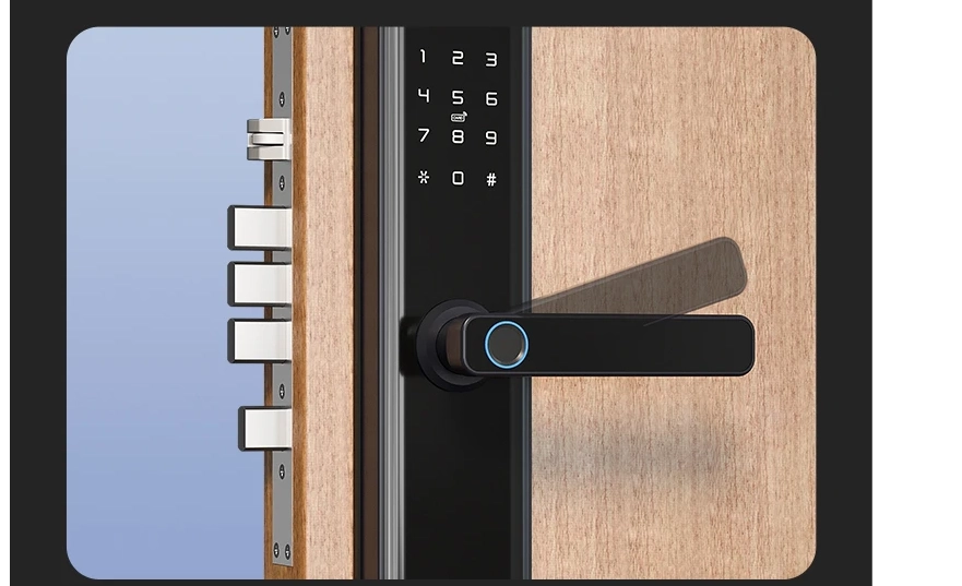 CE certified keyless entry mortise lock