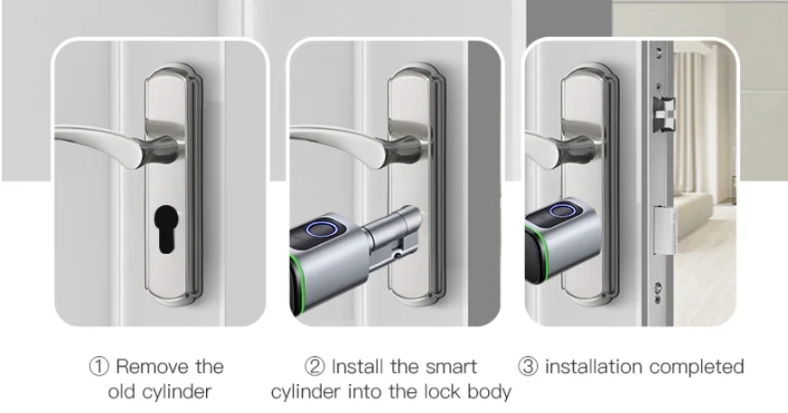 Wholesale Smart cylinder lock with APP China