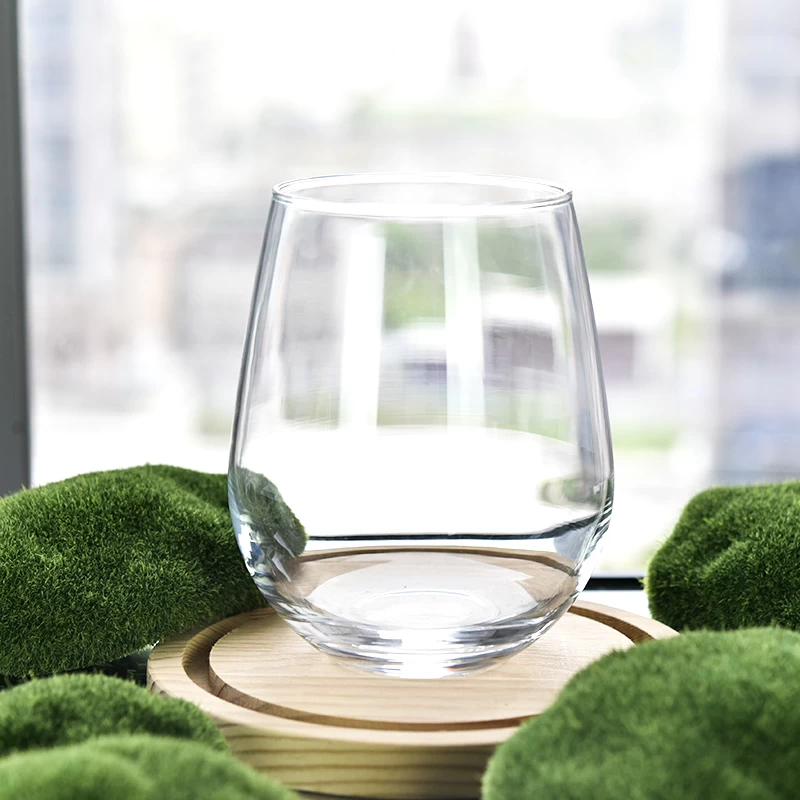 Custom Round Transparent Glass Candle Jar for Home Decor Wholesales