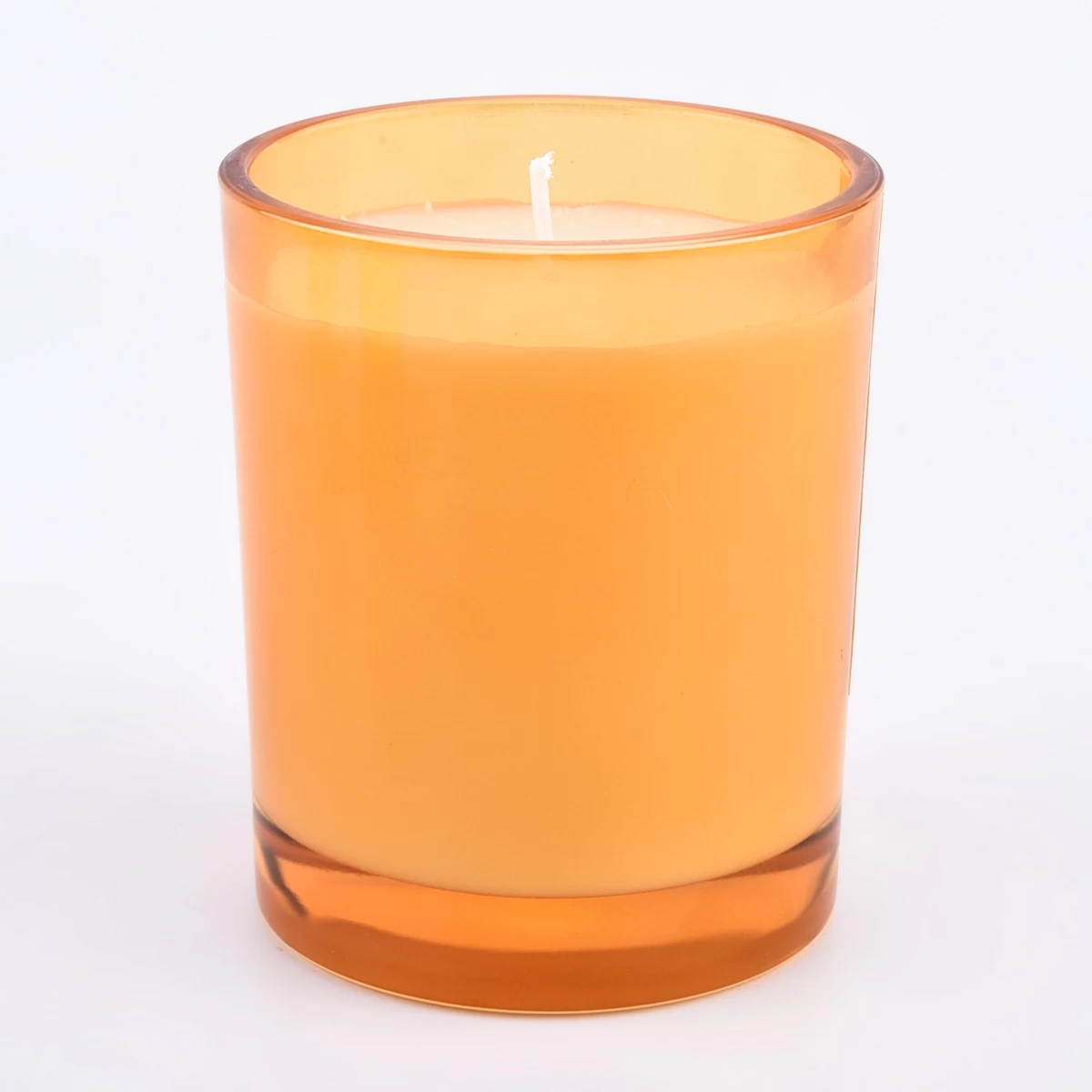 glass candle jar with thick bottom for candle making