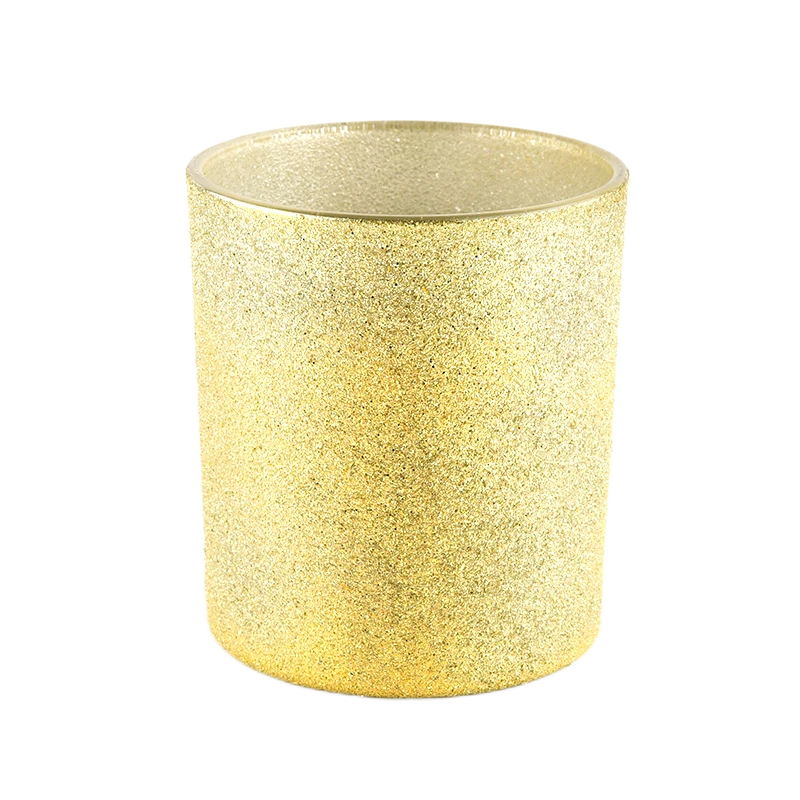 China Colorful custom glass candle jars for Christmas manufacturer
