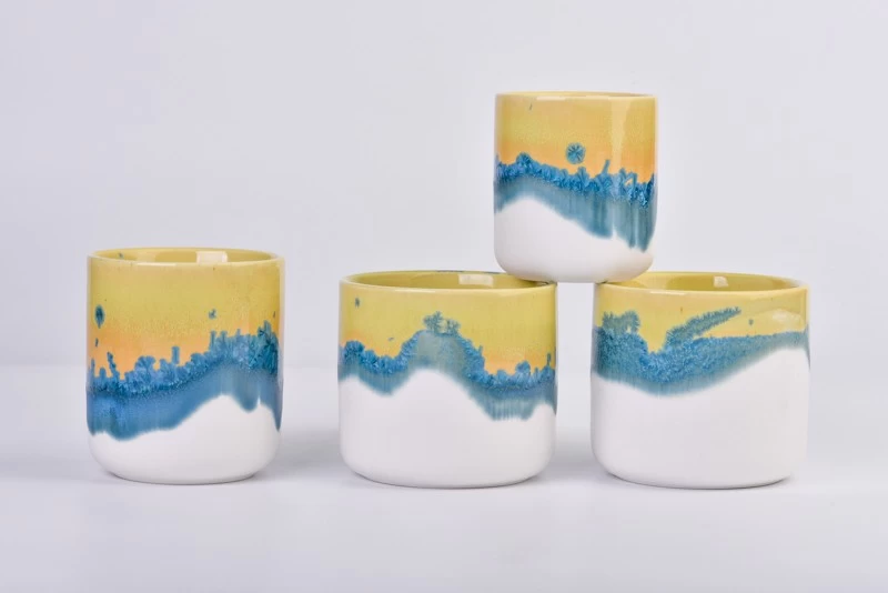 6oz Ceramic Cande Votive Ceramic Jars Manufacturer