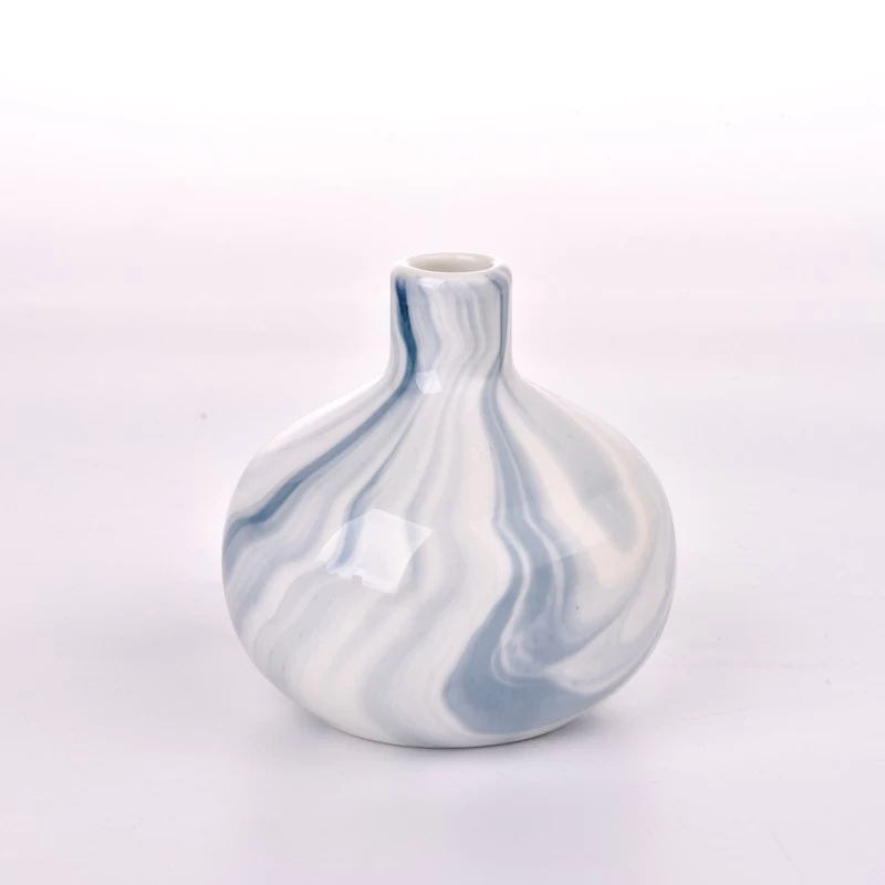 Marble Colored Ceramic Diffuser Bottle for home decor