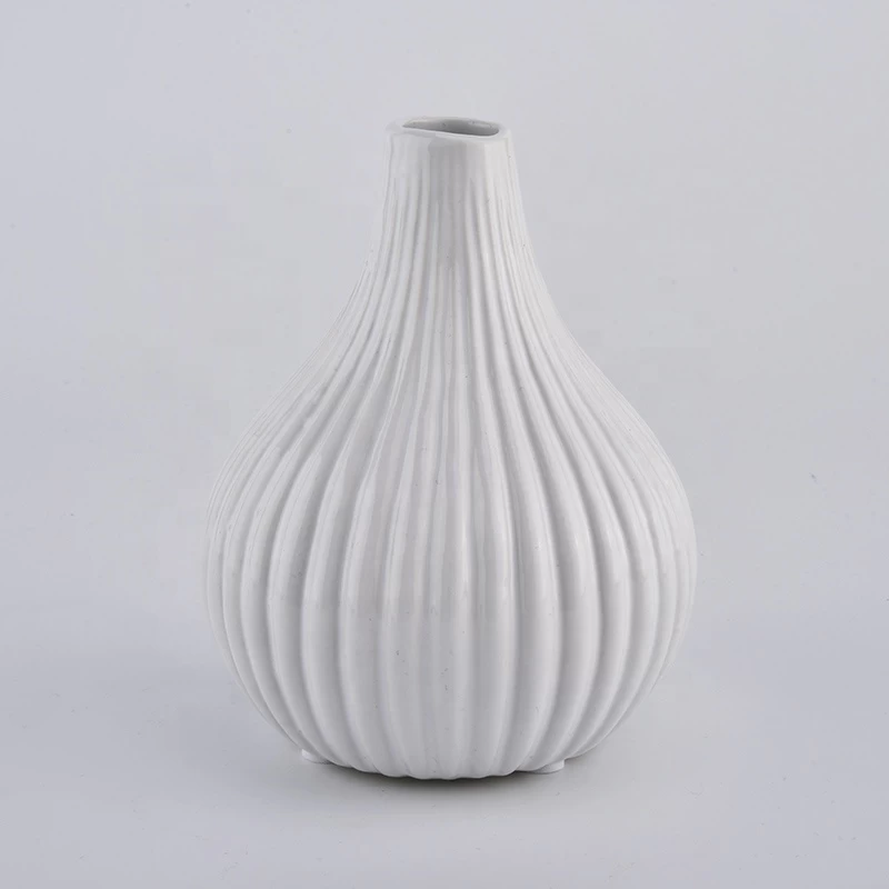 420ml matte white ceramic scented fragrance diffuser bottles