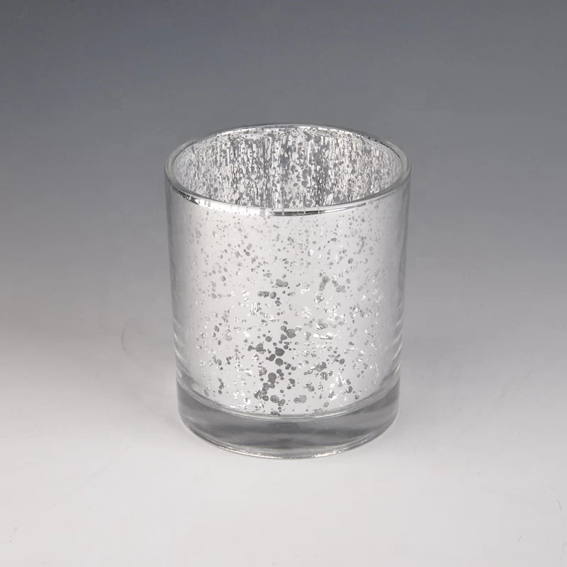 15oz Silver Mercury Glass Candle Holders Home Decor Wholesales