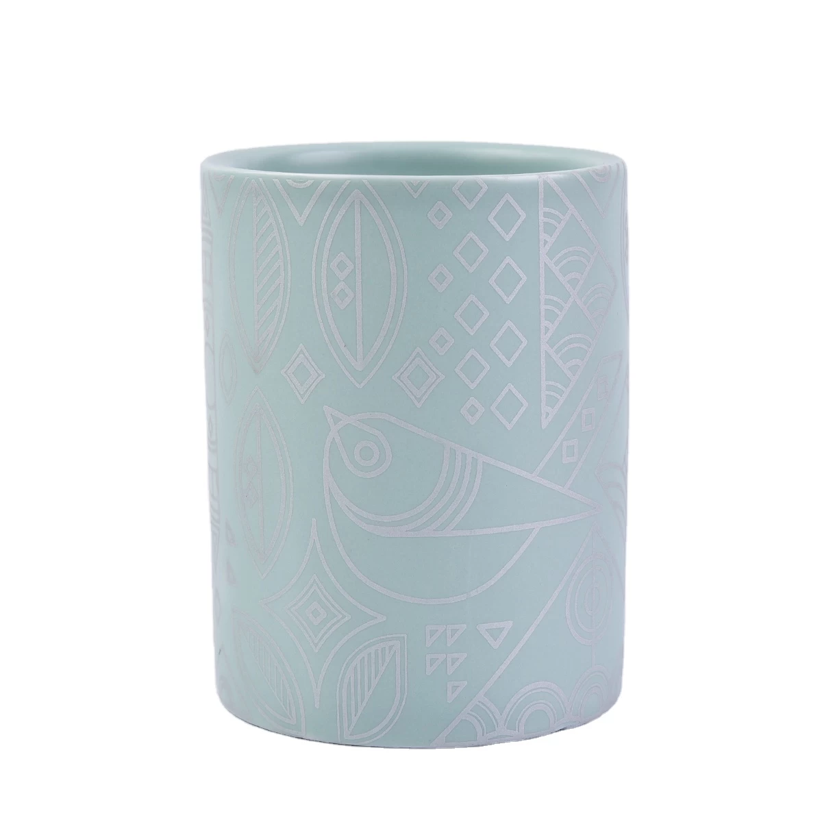 In bulk custom ceramic votive cylinder candle holders