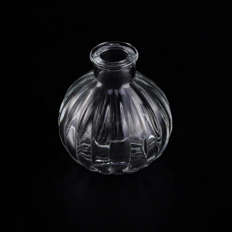 Luxury Customized spraying  Glass Aroma Oil Bottle Reed Diffuser Container Aromatherapy Perfume Factory