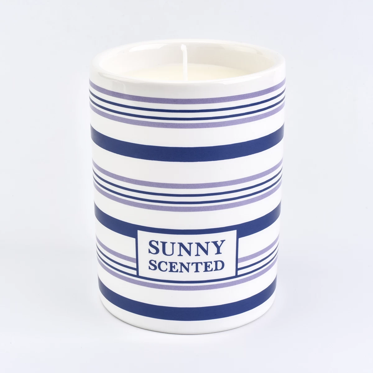 ceramic candle jars container, custom logo candle jar