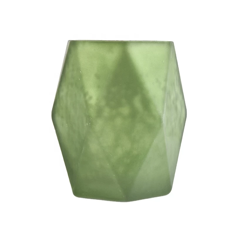 8oz hexagonal glass candle jars wholesale