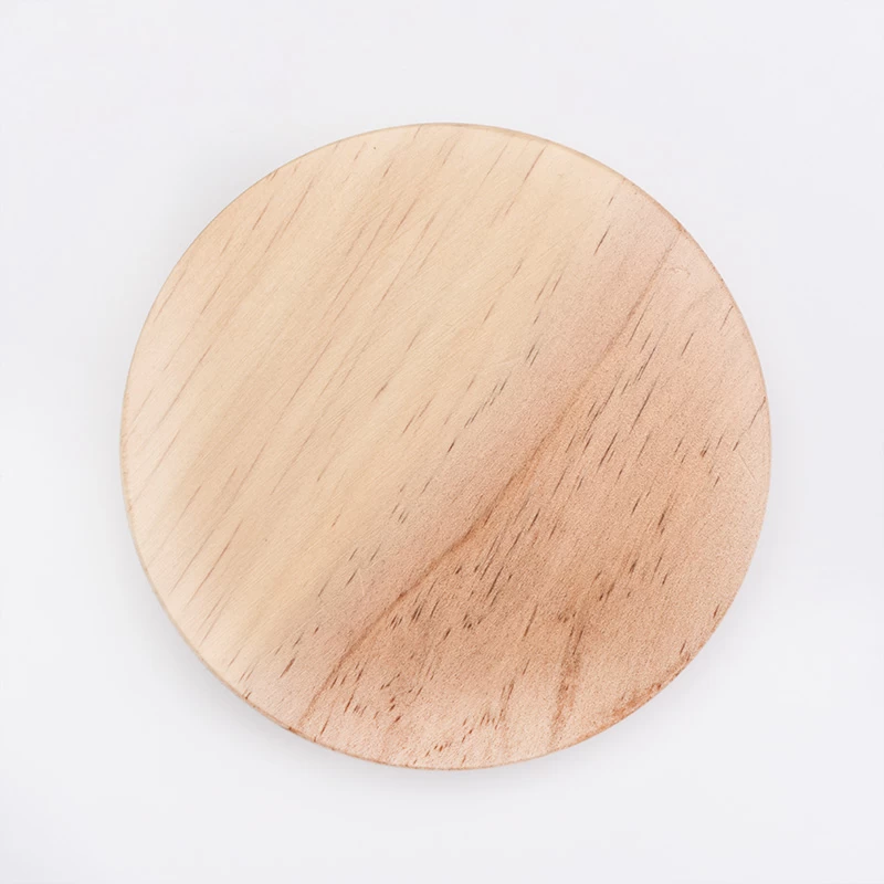 4 inch wooden lid for glass candle jars