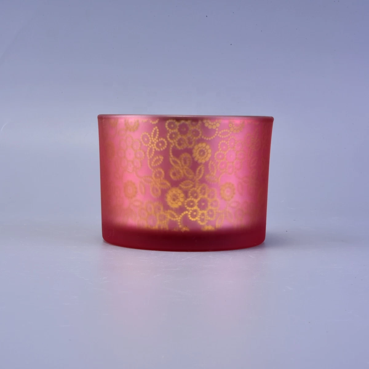 Sunny rose luxury empty glass candle container 8oz 10oz 20oz