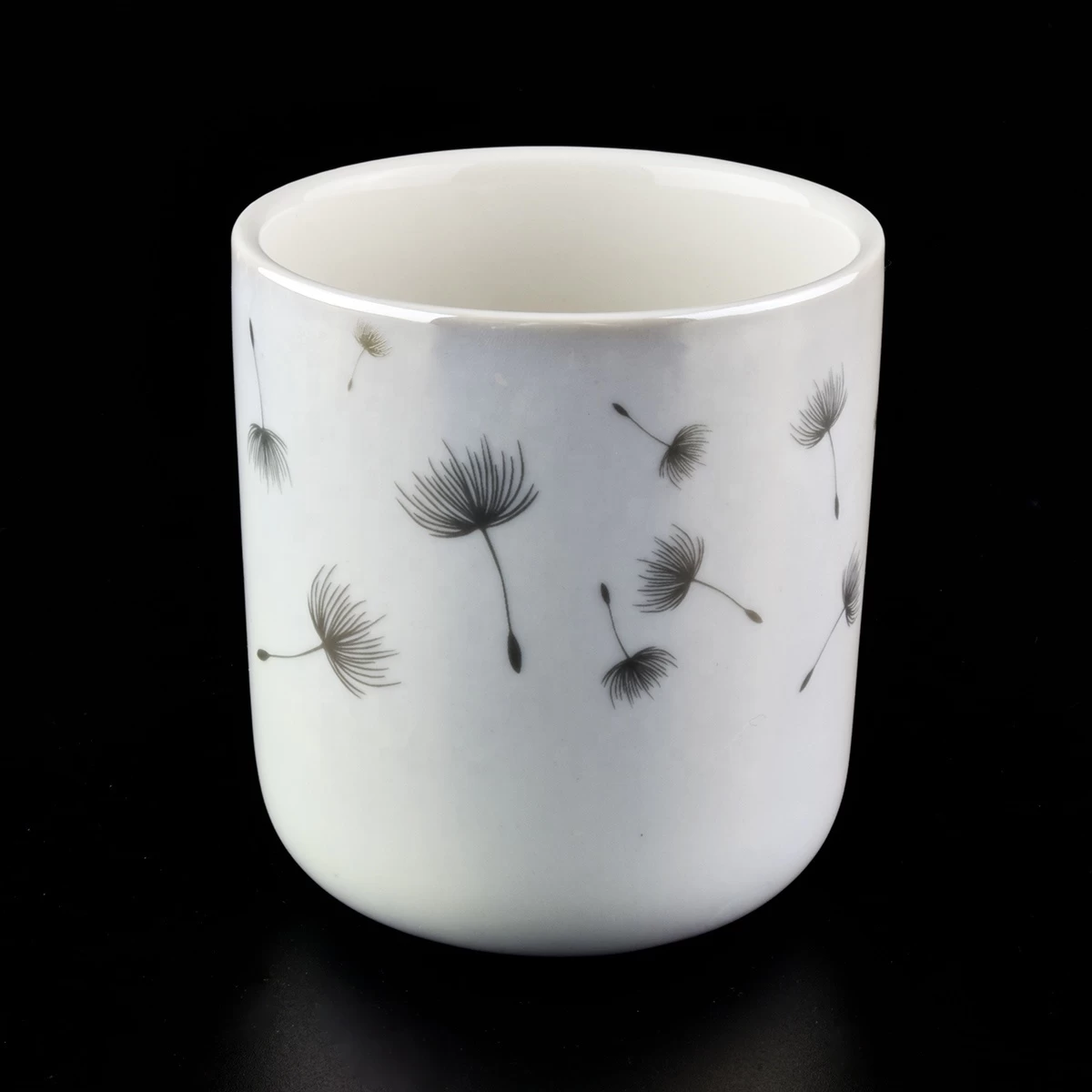manufacturer luxury empty porcelain custom ceramic candle jars