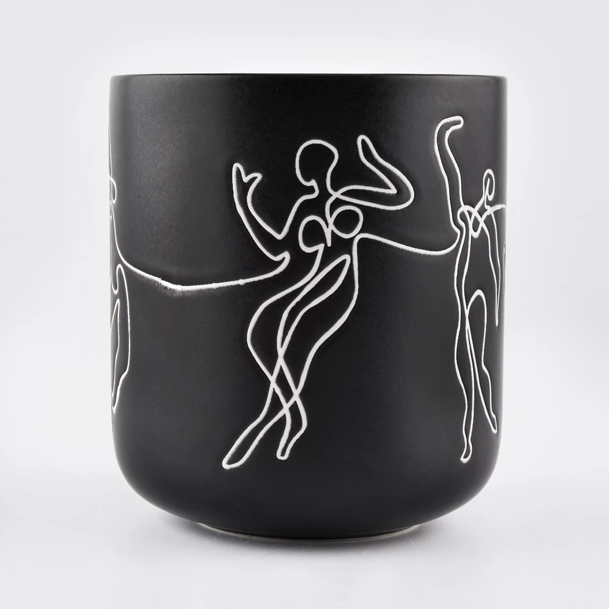 customized ceramic candle jars for luxury market