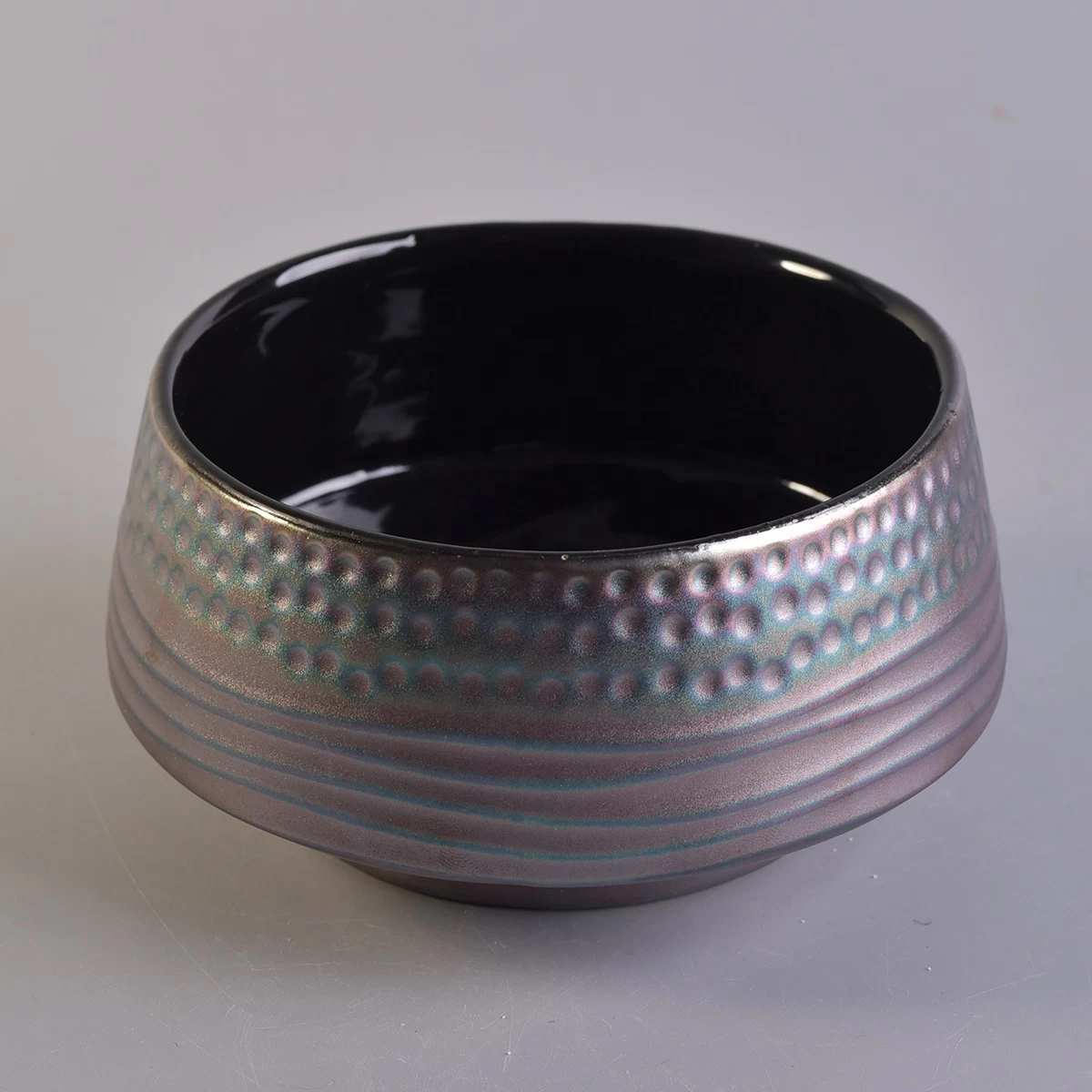 Sunny Custom electroplated ceramic candle containers holder