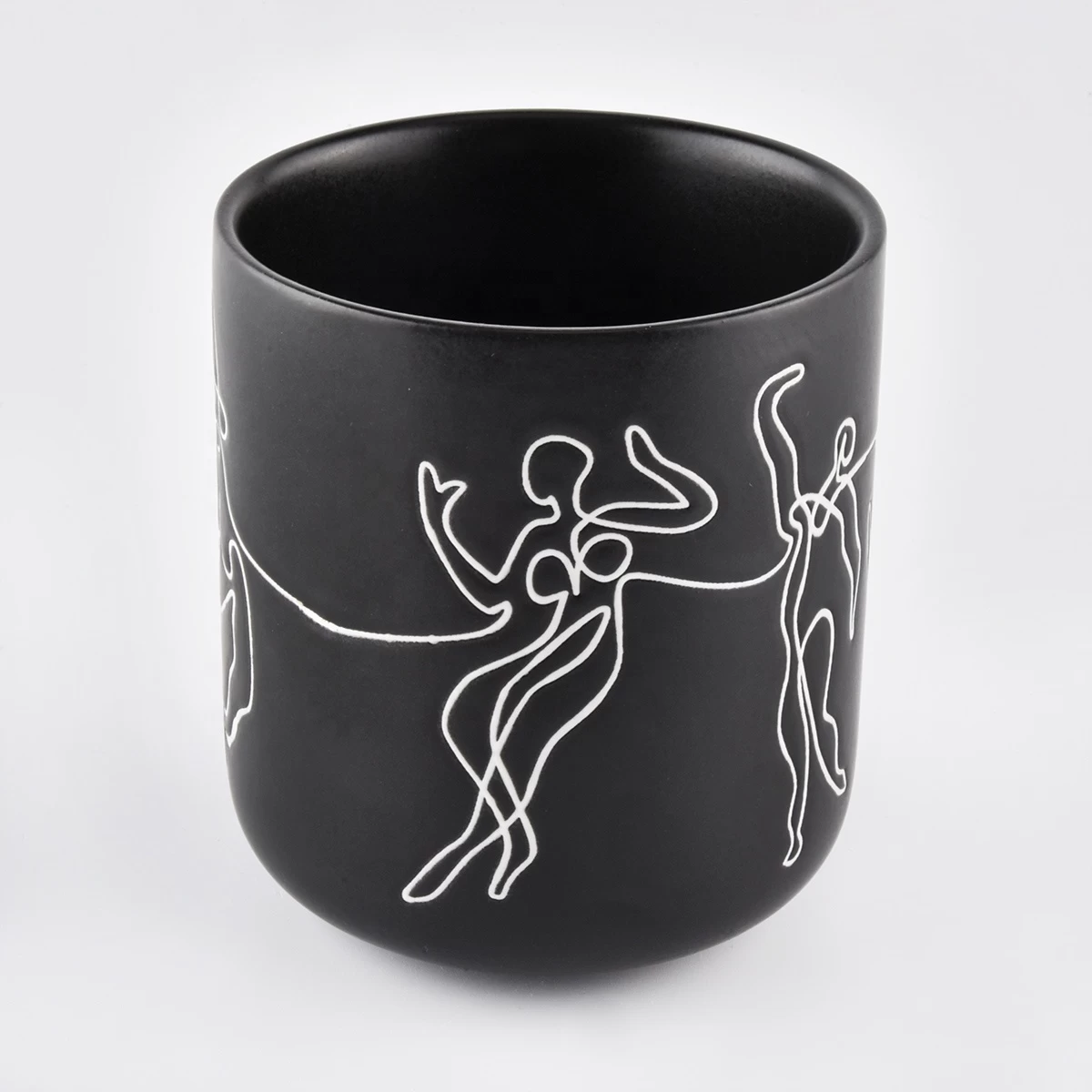 customized ceramic candle jars for luxury market